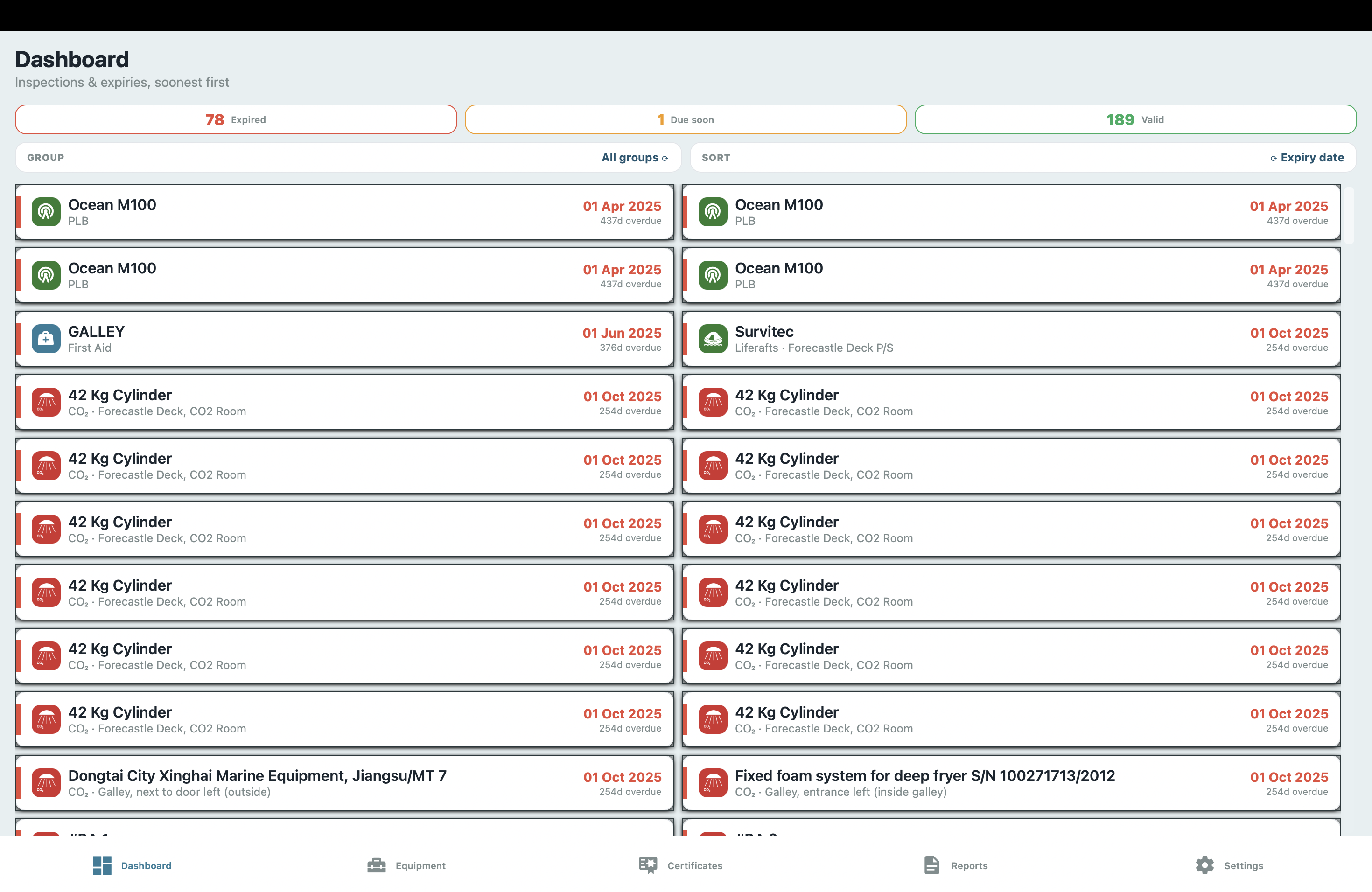 Marine Safety Manager — Inspection Dashboard on Mac & Windows